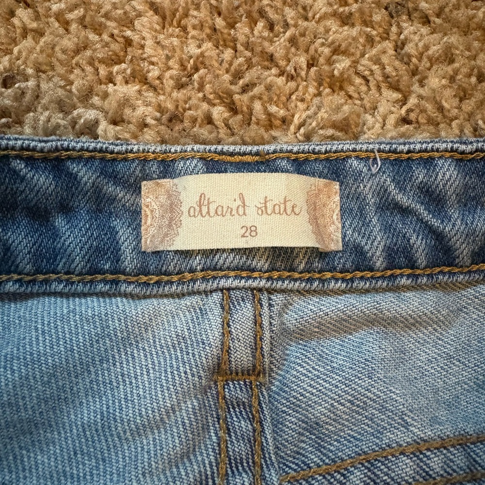 Distressed Blue Jeans - Picture 7 of 8